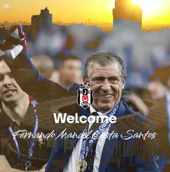 官方：前葡萄牙队主帅费尔南多-桑托斯执教贝西克塔斯