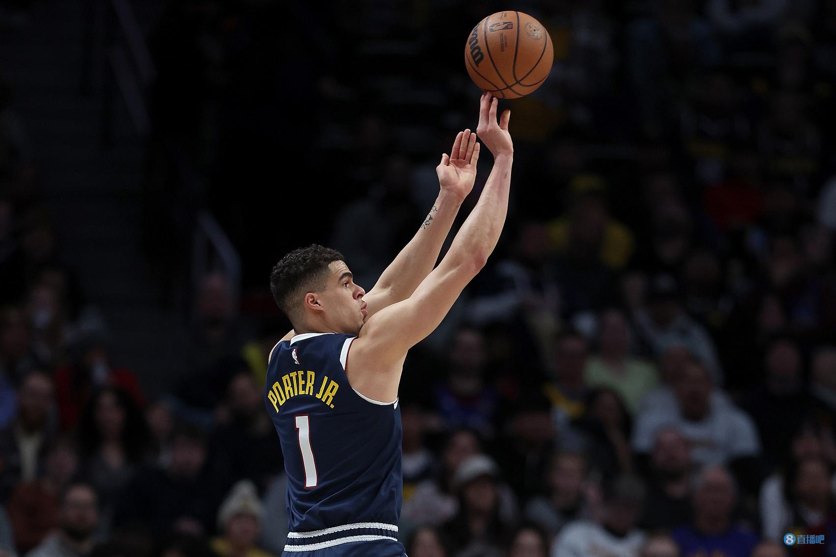 状态不俗！小波特半场8中5拿下15分 正负值+20